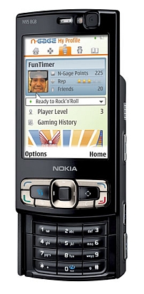 N95 8GB escogiendo vídeo juegos
