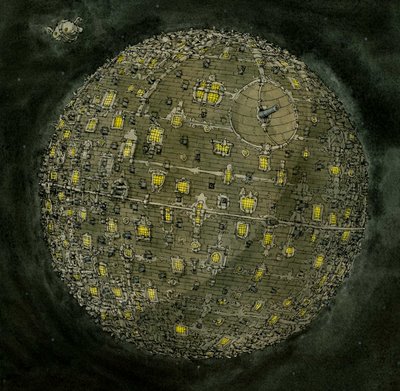 Estrella de la muerte barroca