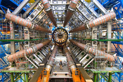 Fotografía del acelerador de partículas CERN