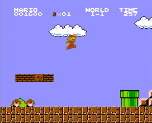 Super Mario Bros en la NES