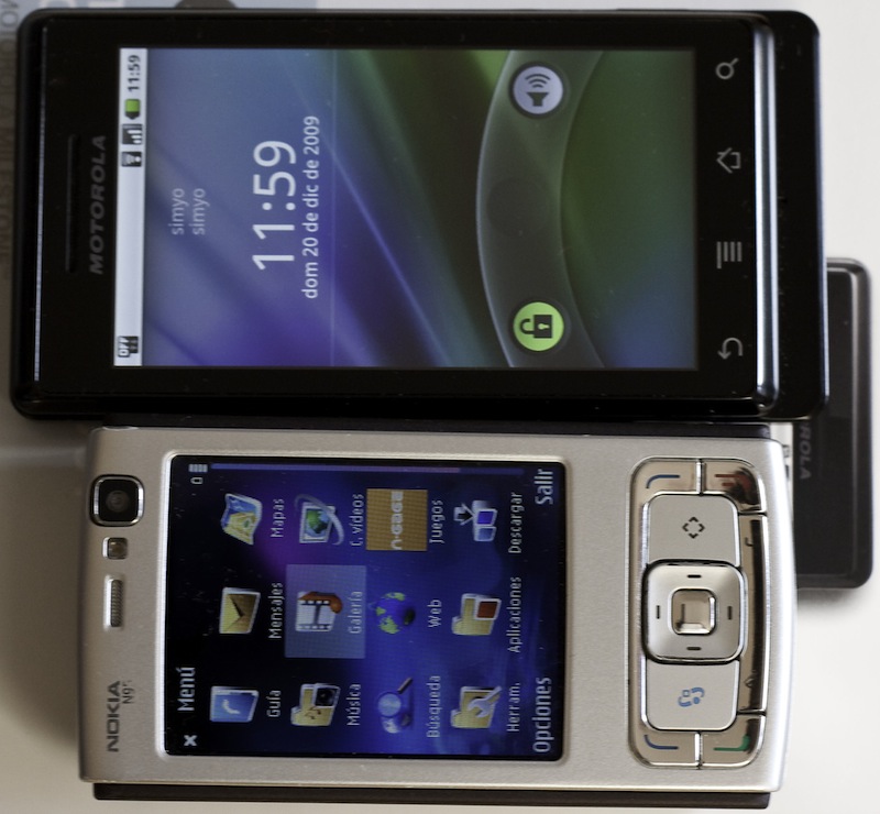 Motorola Milestone y Nokia N95